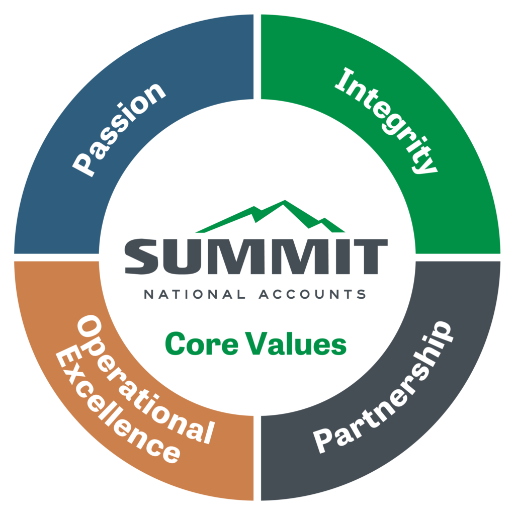 Summit Fire National Accounts Core Values
